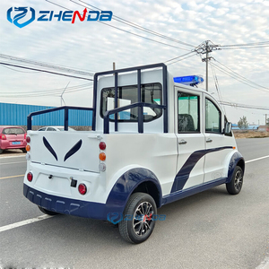 Heavy-Duty Low-Speed Security <b>Utility</b> Cart with Warning Light <b>Bar</b> for Community and Campus Patrol - Product Image 6