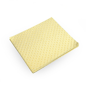 %<span class=keywords><strong>100</strong></span> Polipropilen Sarı Tehlikeli Madde Sızıntı Emici Pedler - Product Image 1