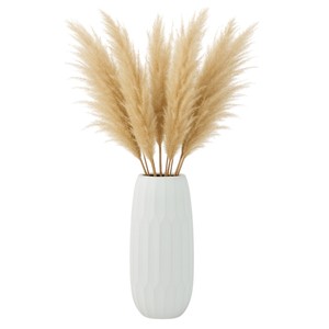 Vaso cilindrico in ceramica per soggiorno, decorazione per la casa, centrotavola, tavolo da ufficio - Product Image 2