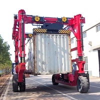Chariot transpalette conteneurs certifié CE 50 tonnes, à moteur diesel, solution de manutention de conteneurs ISO pour les plateformes de manutention logistique
