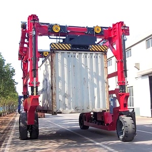 50 tấn 15m với tự động container Telescopic <span class=keywords><strong>spreader</strong></span> chùm lốp thủy lực cân bằng straddle tàu sân bay - Product Image 5