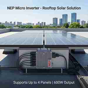 Microinversor BDM2000 para Balcón y Azotea, 2000W NEP, Conexión a Red Solar, MPPT 22-60V CA 220V 230V, IP67, Monofásico, Alta Eficiencia, BDM200 - Product Image 5