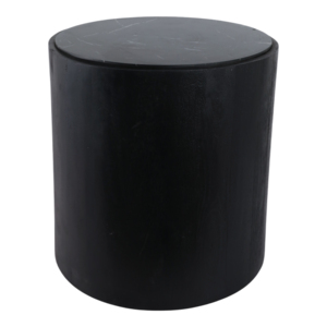 Tavolino cilindrico in marmo, tavolino moderno con piano in marmo per soggiorno e piccoli spazi - Product Image 4