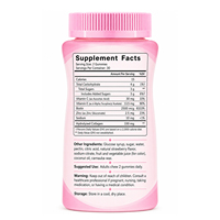 Gummies personnalisées au collagène et aux vitamines pour les vendeurs Amazon – Marque privée – Compléments beauté pour adultes – Végétaliens, naturels, sans gluten – 60 unités