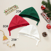 Gorro ajustable de algodón orgánico al por mayor, gorro con orejeras de bebé de estilo bonito e informal con cuerda, ropa de Navidad