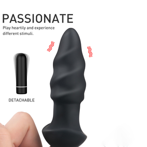 Di alta qualità USB ricaricabile anale vibratore giocattoli del sesso per gli uomini in Silicone prostata massaggiatore G Spot stimolatore prodotti per adulti - Product Image 2
