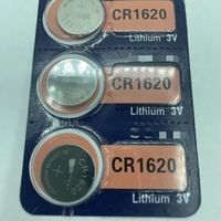Pile bouton au lithium à 3 tensions CR1620A fabriquée en Indonésie pour les jeux et l'utilisation du thermomètre Stock disponible