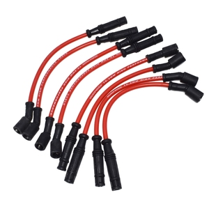 Câble de bougie <span class=keywords><strong>d</strong></span>'<span class=keywords><strong>allumage</strong></span> 10 mm pour Chevrolet CAMARO Silverado 3500 HD Corvette Cadillac GMC Sierra M8-29192 29192R 48314R - Product Image 1