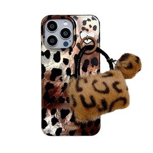 Tschick moda pluma estampado de leopardo bolsa colgante <span class=keywords><strong>funda</strong></span> de teléfono adecuada para 16 14 15 <span class=keywords><strong>13</strong></span> Pro Max 16 <span class=keywords><strong>13</strong></span> Pro <span class=keywords><strong>funda</strong></span> láser - Product Image 5
