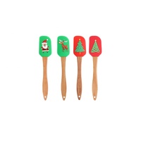 LYFLUCKY Grattoir en silicone sur le thème de Noël peut être personnalisé avec des motifs