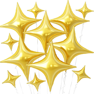 Kit d'arche de ballons en latex <span class=keywords><strong>color</strong></span>és, ballons en aluminium rose en forme de cœur, ballons en aluminium bleus et dorés en forme d'étoile, décoration scintillante pour anniversaire et mariage - Product Image 5