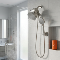 Filtre de douche en chrome poli pour eau dure, filtre de pomme de douche pour la maison et l'hôtel, design compact