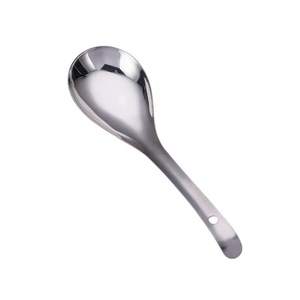 Stainless Steel Rice <b>Spoon</b> <b>Serving</b> <b>Spoon</b> For Buffet Service Restaurant Kitchen Solid Color Finish - Product Image 4