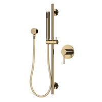 Vente de gros Ensemble de douchette dissimulée pour salle de bain à fonction unique en or brossé filigrane