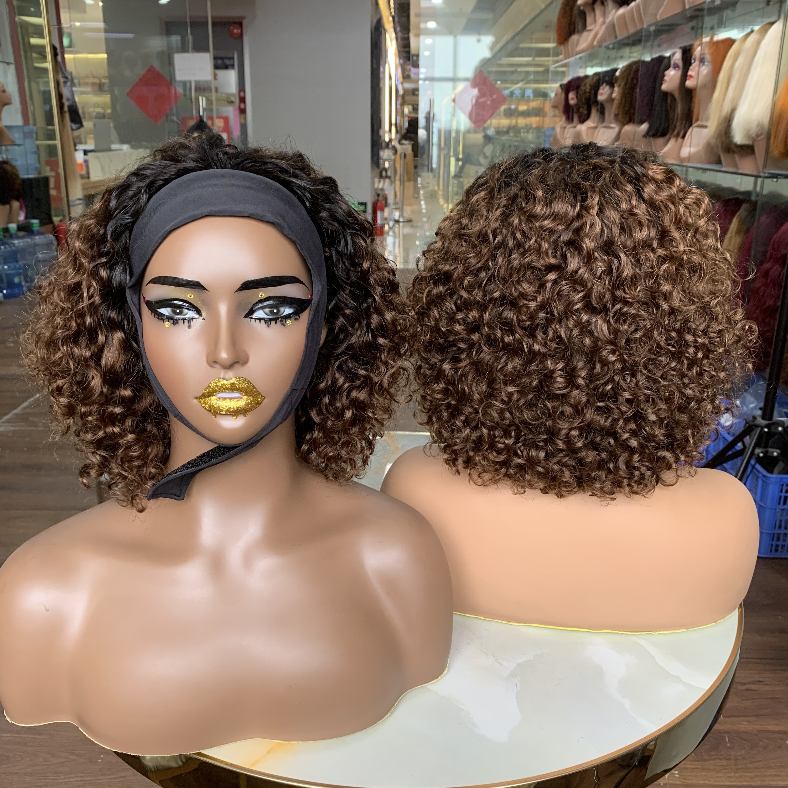 #T1B4 headband wig