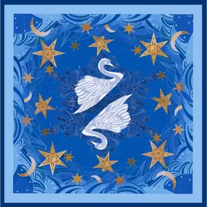 Tapis de mahjong américain Forestland Forest, avec dos antidérapant en caoutchouc, motif de bordure en <span class=keywords><strong>sapin</strong></span>/chanterelle. - Product Image 4