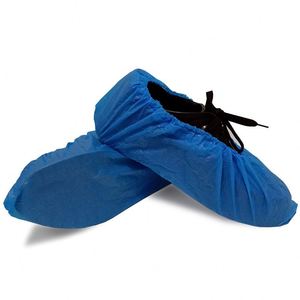 Prezzo franco fabbrica copriscarpe chirurgico antiscivolo monouso in PP PE CPE medico Non tessuto con alta qualità - Product Image 4