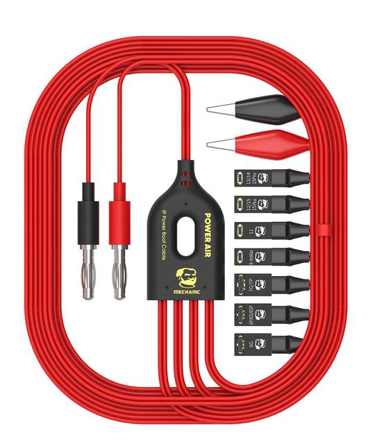 Mechanic Power Air Boot Cable for iPhone 6G to 17 Pro Max Power Boot Line Mobile Phones Repair Kit