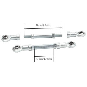 100mm vendita calda alta precisione modificato <span class=keywords><strong>ATV</strong></span> asta di metallo con supporto M8 giunto a sfera tirante tirante per Buggy 50cc 70cc 90cc - Product Image 2