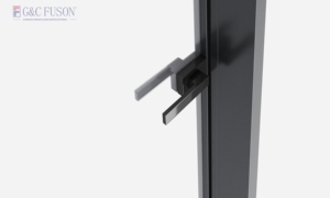 Fuson bán buôn tùy biến thiết kế hiện đại cửa trượt cũng được thiết kế cửa vật nuôi Nhôm kính cửa trượt - Product Image 6