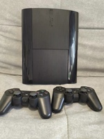 P-S-3 Slim 95% Baru, Kontroler Original, Aksesoris Lengkap, Game Sudah Terpasang, Mendukung Multiplayer, Siap Dimainkan
