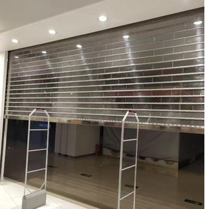 Vente en gros 3.5m <span class=keywords><strong>4m</strong></span> <span class=keywords><strong>Porte</strong></span> roulante en cristal personnalisée Rouleau d'aluminium automatique ignifuge et antivol pour centre commercial <span class=keywords><strong>Garage</strong></span> Entrepôt - Product Image 3