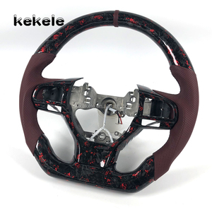 Volante Deportivo de Fibra de Carbono Forjado y Cuero para <span class=keywords><strong>Lexus</strong></span> IS NX GS LS ES GX <span class=keywords><strong>LC</strong></span> UX <span class=keywords><strong>LF</strong></span>, Accesorios Interiores para Automóvil - Product Image 4