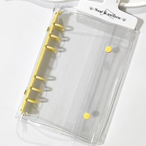 Protège-cahier transparent en PVC HONGEN, classeur simple pour carnet de notes, couverture de <span class=keywords><strong>rangement</strong></span>, 60 <span class=keywords><strong>feuilles</strong></span>, spirale, <span class=keywords><strong>feuilles</strong></span> mobiles, format <span class=keywords><strong>A3</strong></span> - Product Image 4