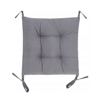 Coussin de chaise carré épais et rembourré avec attaches antidérapantes pour chaise de salle à manger intérieure, bureau, tabouret d'étudiant, tatami en polyester/coton
