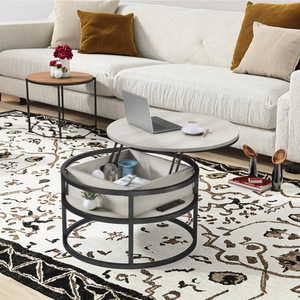 Mesa de centro de madera con tapa elevable para comercio transfronterizo, mueble de sala de estar de pie para uso doméstico, mesa de té sencilla y de alto valor. - Product Image 3