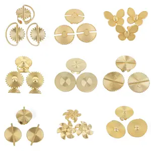 Popular Luxury Jewelry Gold Plated Classic Vintage Butterfly Stud Earring Open Rings Set Wedding Party Jewelry