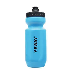 Botella de agua de plástico sin BPA popular personalizada deportes montaña paseo botella de agua ciclismo Squeeze botella de agua para bicicleta