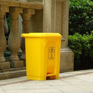 <span class=keywords><strong>Poubelle</strong></span> 13 gallons Bureau PlasticWaste Bin <span class=keywords><strong>50L</strong></span> Pedal Trash Can - Product Image 3