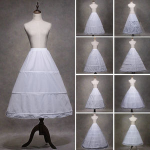 Robe de mariée en mousseline de soie <span class=keywords><strong>blanche</strong></span> Jupon long adulte pour femme HPC-2120 - Product Image 2