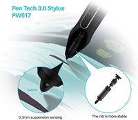 Tablette graphique numérique professionnelle Huion Kamvas Pro 24 avec écran LCD et stylet