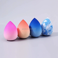 Ensemble d'éponges de maquillage personnalisables avec logo, lavables, sans latex, pour poudre et fond de teint, avec logo personnalisé