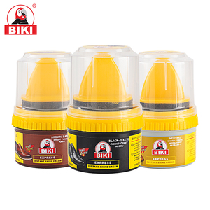 Crème de cirage instantanée en gros 50ml, kit d'entretien du <span class=keywords><strong>cuir</strong></span> avec éponge, cire à chaussures portable pour chaussures noires et marron - Product Image 2