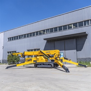 Grúa Compacta Profesional de 18 Metros de Elevación, Grúa Araña de 8 Toneladas con Estabilizadores Hidráulicos para Construcción - Product Image 2