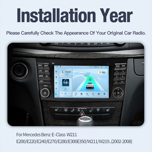 Stwei 2DIN 7inch Android đài phát thanh <span class=keywords><strong>GPS</strong></span> carplaye cho Mercedes Benz E-Class W211 E200 E220 E300 E350 E240 E270 E280 w219 Carplay - Product Image 6