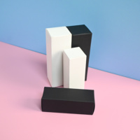 Boîtes d'huiles essentielles personnalisées par le fabricant, logo noir et blanc, écologiques, haut de gamme, faites à la main, flacons compte-gouttes vides, boîtes en papier