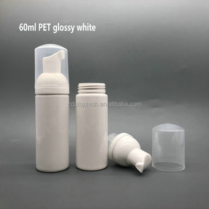 2oz bottiglia vuota per sapone in schiuma di plastica da <span class=keywords><strong>60</strong></span> <span class=keywords><strong>ml</strong></span> per animali domestici bianca trasparente detergente per il viso per Mousse schiuma bottiglia per cosmetici - Product Image 4