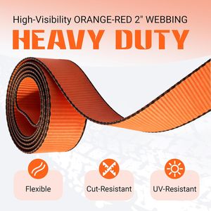 Kit de 12 sangles d'arrimage pour voiture, sangles à cliquet avec mousqueton, 22" et <span class=keywords><strong>36</strong></span>", sangles d'axe, résistance à la rupture de 10000 lbs pour voiture, camion, UTV - Product Image 6