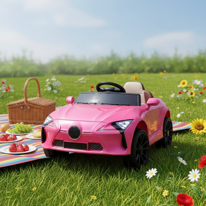 Voiture électrique pour enfants avec télécommande et musique, alimentée par batterie, en plastique, pour les enfants de 2 à 4 ans - Product Image 1
