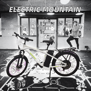 Bicicleta Eléctrica de Montaña para Adultos, Motor de 250W/350W, Batería de Litio de 20AH, Llantas Gruesas de 26 Pulgadas, 7 Velocidades, Cuadro de Aleación de Aluminio, Frenos de Disco - Product Image 2
