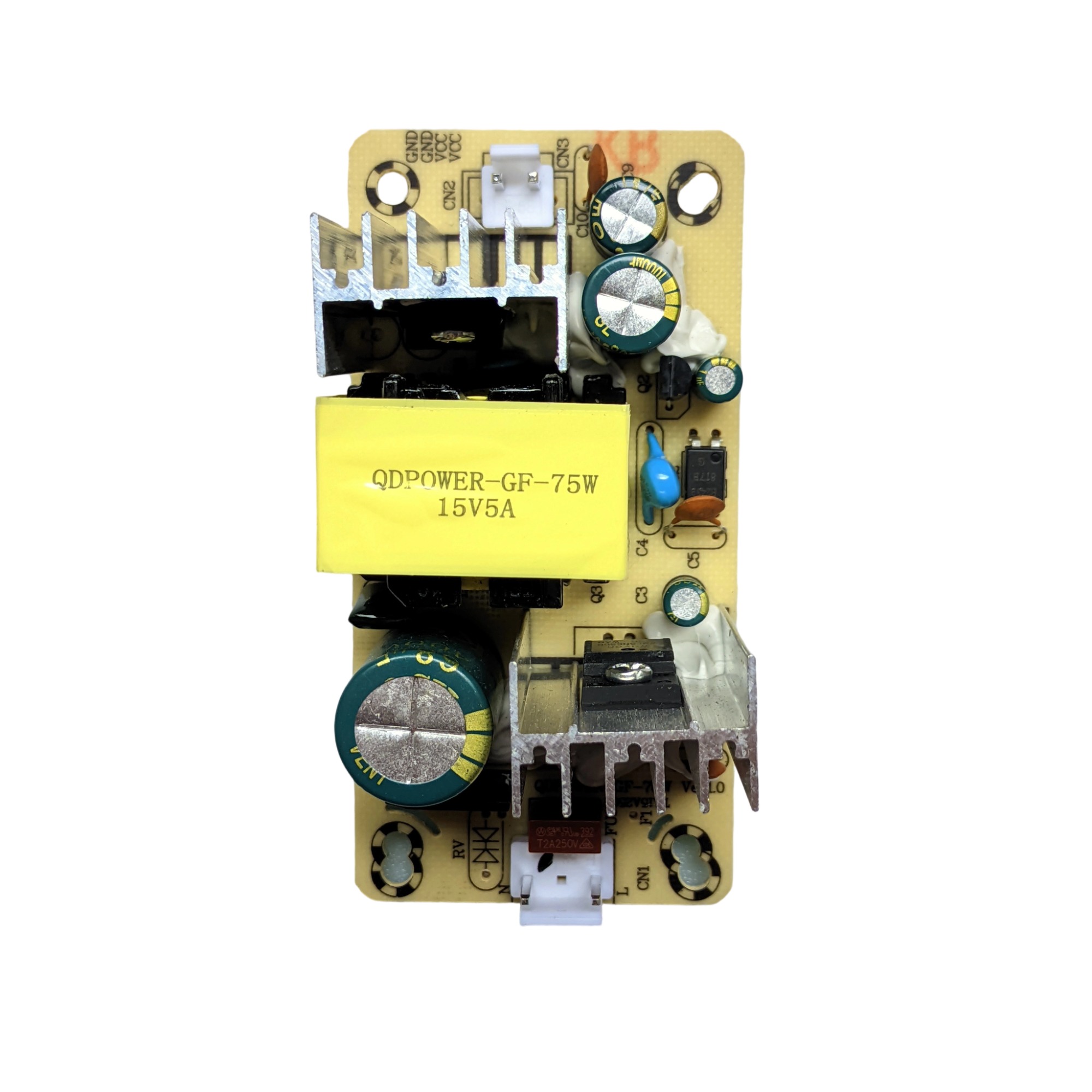 15V5A, продажа по заводской цене, QDPOWER-GF-75W выходное напряжение, универсальная аудио плата питания, стяжка, усилитель зарядного устройства