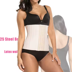 Corset amincissant en latex 25 baleines pour femme, Gaines amincissantes sous la poitrine, Fajas Colombianas, Gaines pour ventre plat, Effet sablier, Corsets - Product Image 2