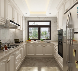 Armoire en bois massif blanc de luxe avec panneaux en contreplaqué, design moderne, imperméable, écologique, multifonctionnelle, installation facile - Product Image 2