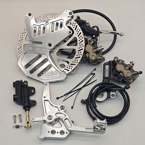 Doppel-Bremssattelhalterung + 240mm Hinterradbremsscheibe + UB Hinterradbremse & Bremssattel-Baugruppe – Kompatibel mit Light Bee E Ride Pro SS 2.0 - Product Image 2