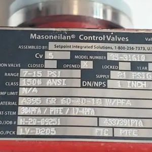 Vendeur Or MASONEILAN Série 35-35612/ 35-31610 /35-35522 35002 Commande Rotative - Product Image 3