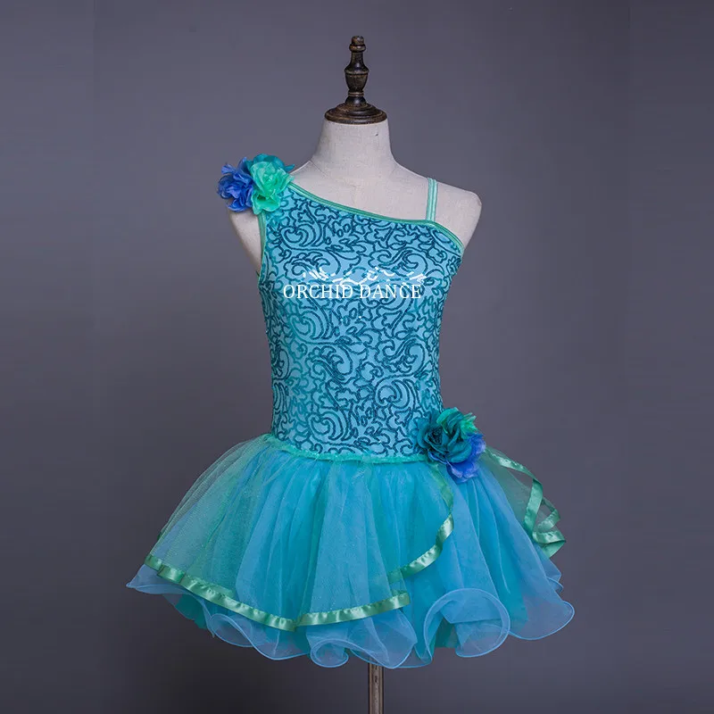 Высококачественные детские рождественские балетные танцевальные костюмы с блестками для девочек джаз